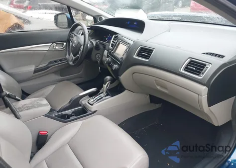 2013 Honda Civic Ex-L z USA, uszkodzony, nr VIN 2HGFB2F98DH503851